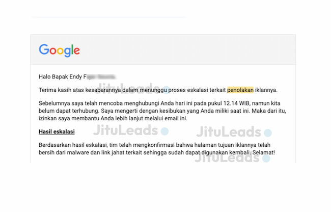 Passed Google Ads Check
